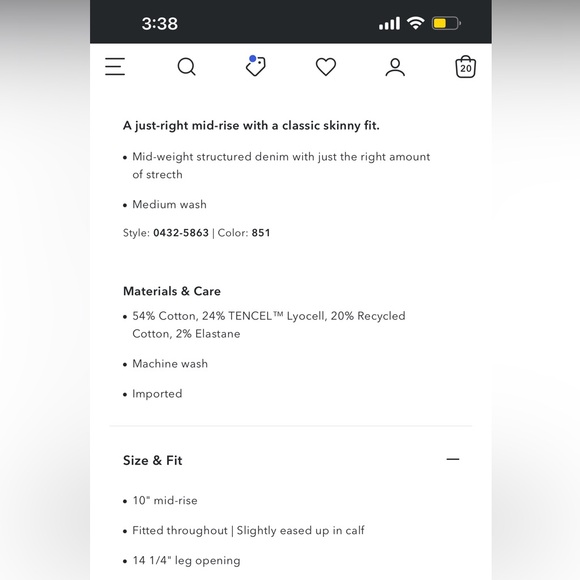 NWT AE Stretch Skinny Jean - Picture 13 of 16